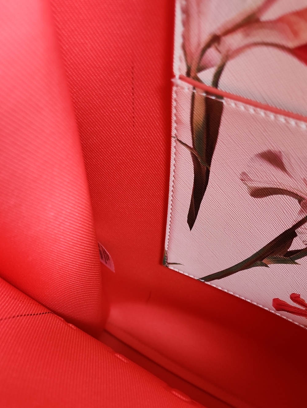 Ted Baker The Icon Women's White Coral Floral Tote Preowned - Picture 9 of 11